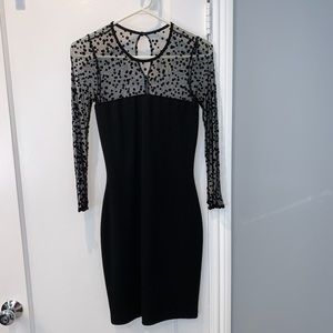 Andrea Jovine Black Evening/Cocktail Dress Sz XS